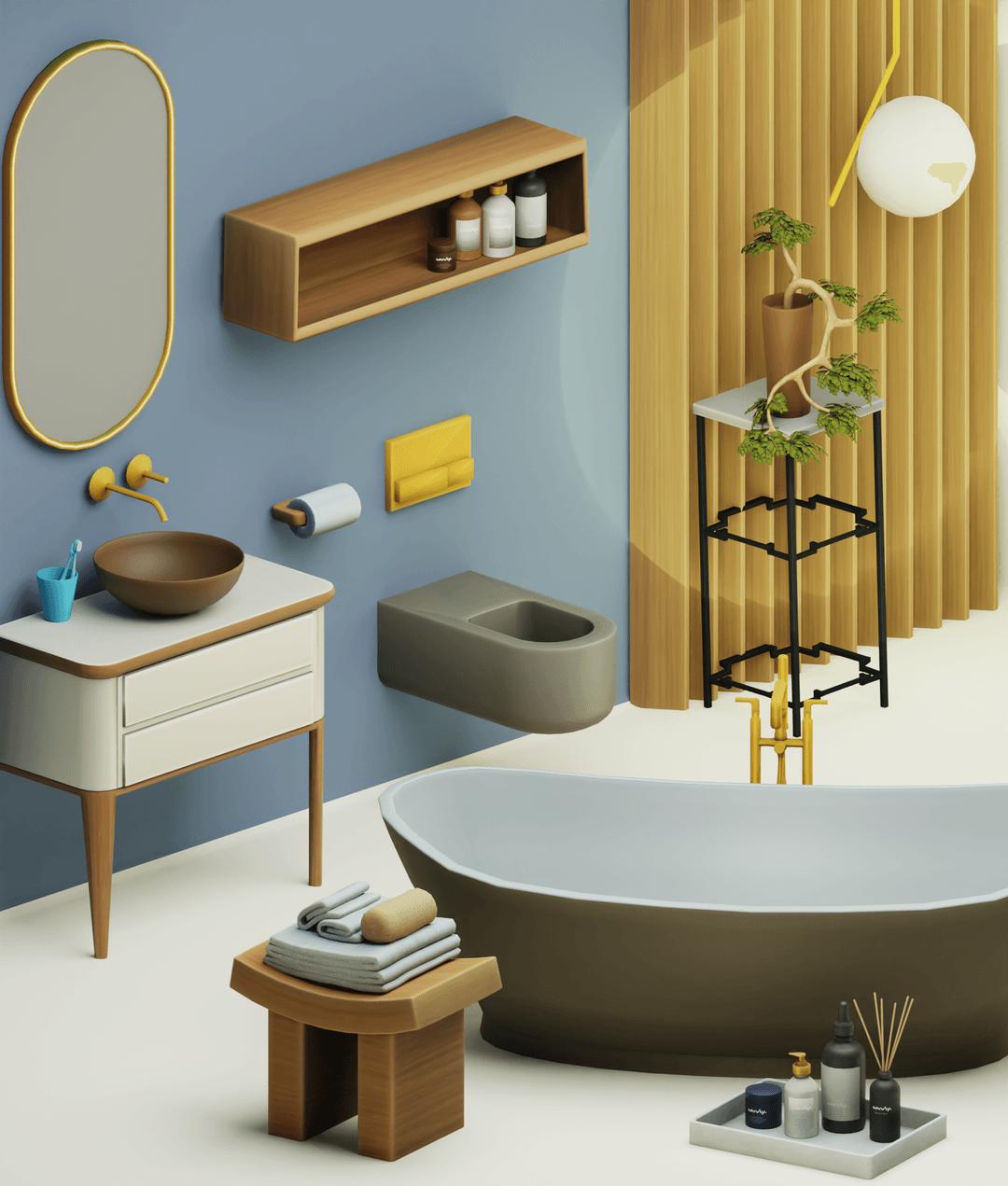 Набор для ванной Quiet Quarters